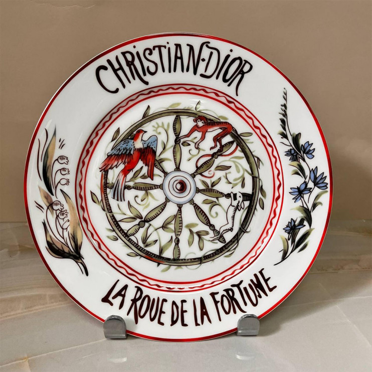 Набор тарелок Christian Dior Tarot and Puglia La Lune 4 шт 26 см