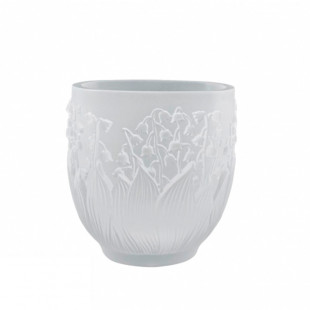 Подсвечник Lalique Muguet прозрачный 9см 