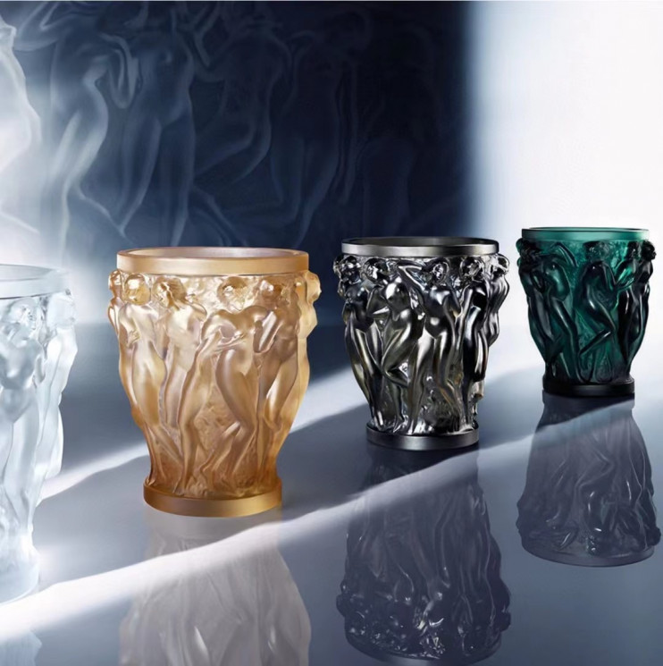 Ваза Lalique Bacchantes 24 см