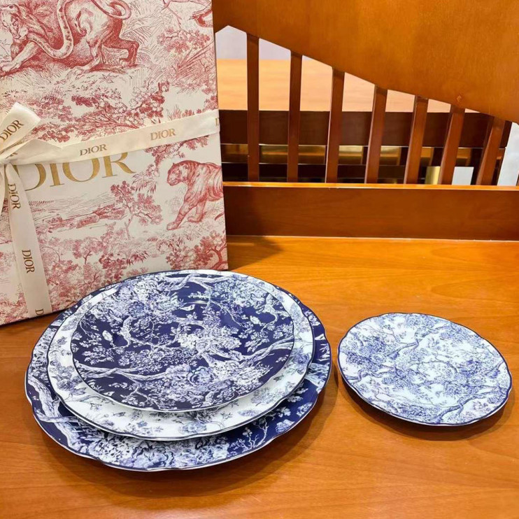 Набор тарелок Christian Dior Toile de Jouy 4шт