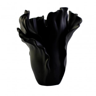 Ваза Daum Black large Tulipe appaloosa 35см