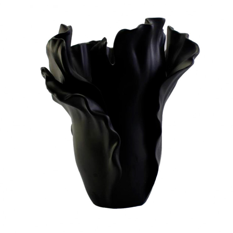 Ваза Daum Black large Tulipe appaloosa 35см