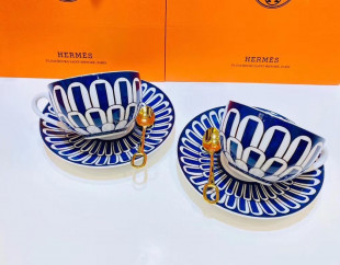 Чайная пара Hermes Bleus d'Ailleurs 160 мл