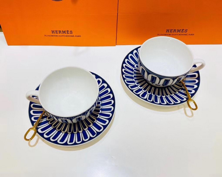 Чайная пара Hermes Bleus d'Ailleurs 160 мл