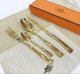 Столовые приборы Hermes Gold (4 предмета)