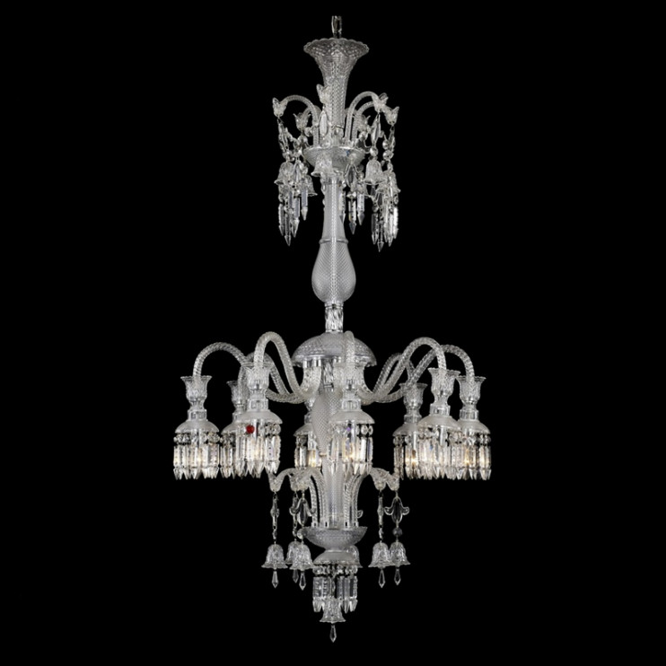 Люстра Baccarat солнцестояния 8 Light с сетчатым хрусталем