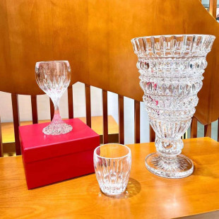 Ваза Baccarat круглая прозрачная 38 см