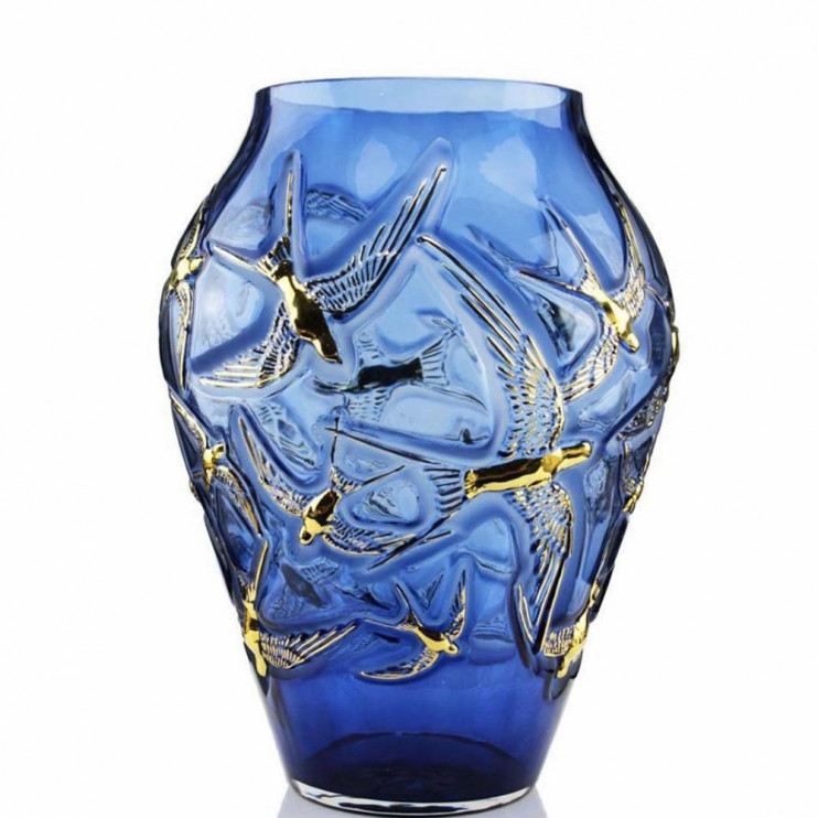 Ваза Lalique Hirondelles 40 см