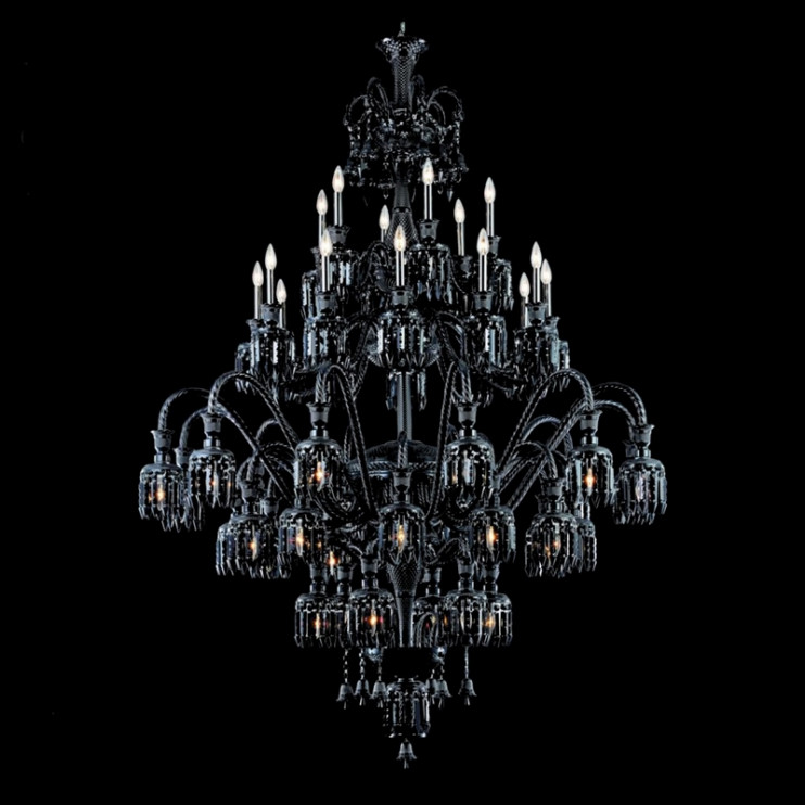 48 Светло-черных хрустальных люстр Baccarat для украшения интерьера