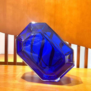 Ваза Baccarat Octogone синяя 25см