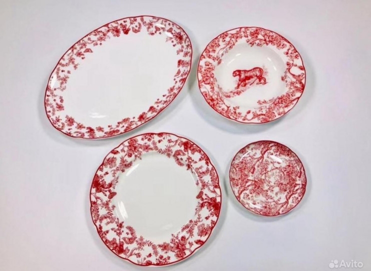 Столовый сервиз Christian Dior Toile de Jouy 6 персон
