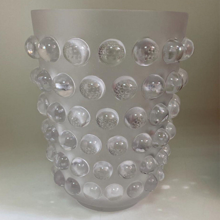 Ваза  Lalique прзрачная 35 см 