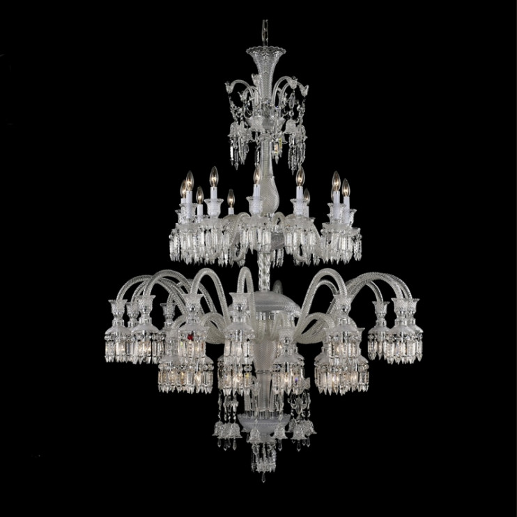 Большая хрустальная люстра Baccarat для украшения отеля