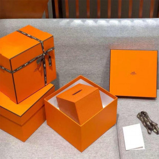 Салфетница Hermes оранжевая 13х14х13 см 