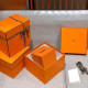 Салфетница Hermes оранжевая 13х14х13 см 